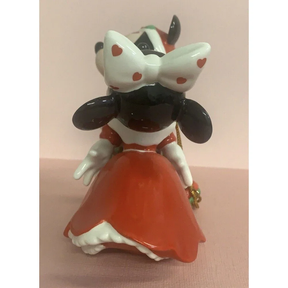 Bradford Exchange Disney Mickey & Minnie Mouse 2008 Porcelain Holiday Ornament
